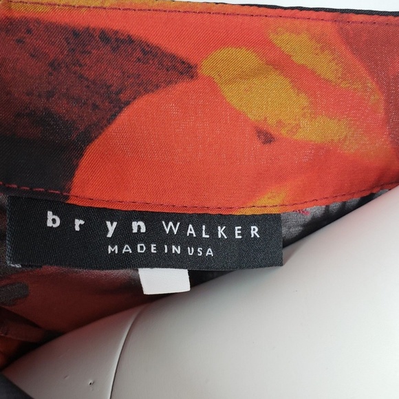 BRYN WALKER Red Floral Paola Tunic XL - Picture 5 of 8